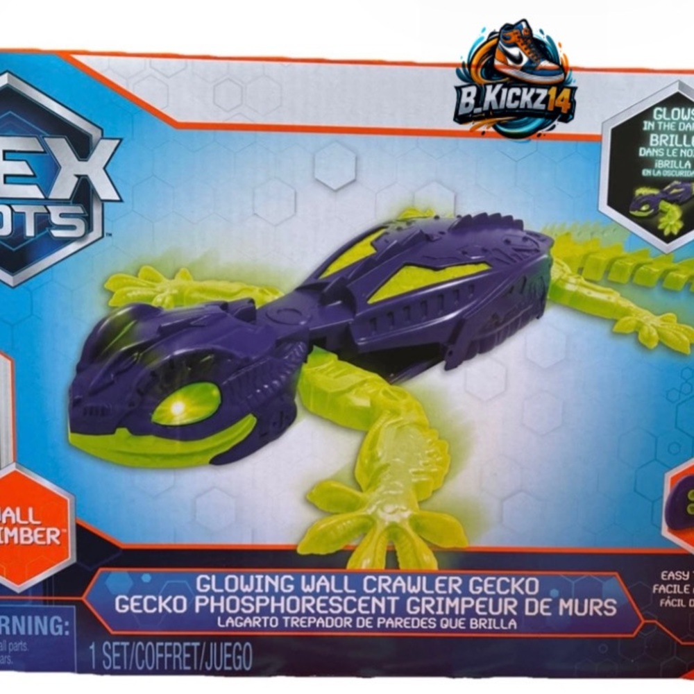 HEX BOTS Wall Crawler Gecko with Official Wall Climber Technology, Rechargeable